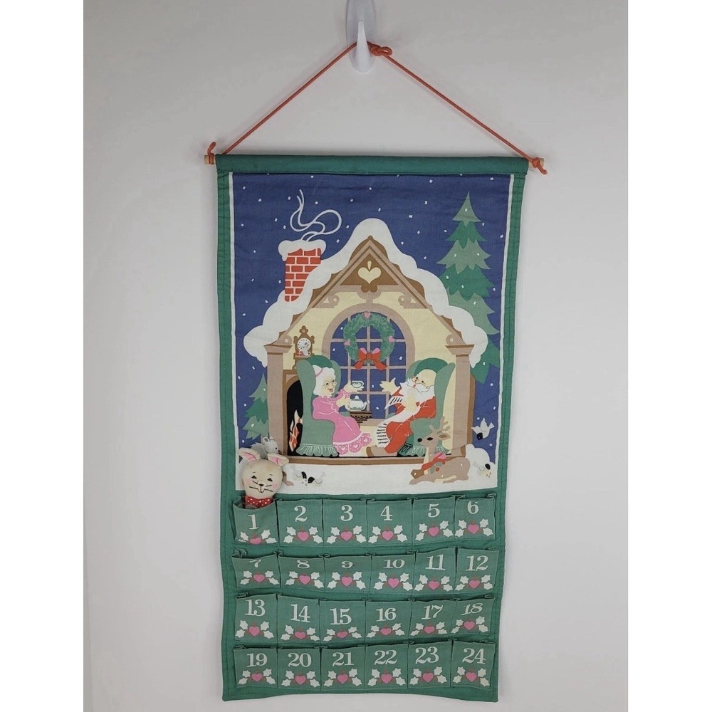 Vintage Avon Countdown to Christmas Advent Calendar with Mouse 1987 - Picture 1 of 10